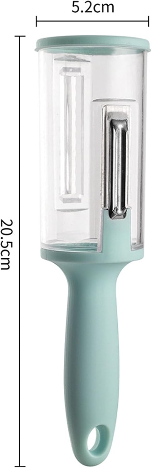Multifunctional Peeler with Storage Box The Ultimate Solution for Peeling Vegetables, Fruits, and Scaling Fish Without the Mess! Keep Your Kitchen Immaculate with this Clever 2-in-1 Gadget!