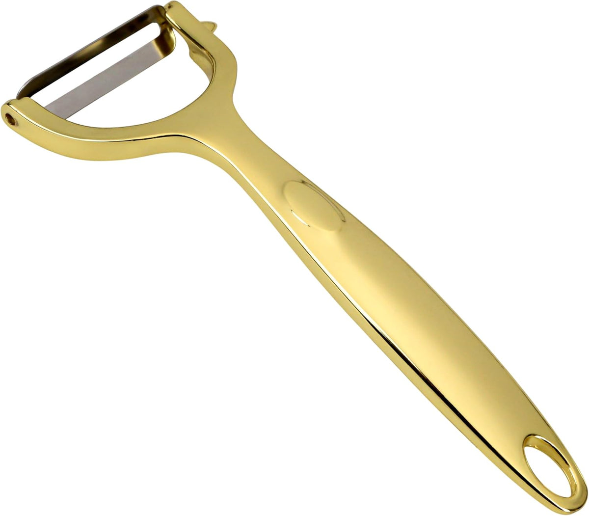 Gold Potato Peeler - Ultra Sharp Vegetable Peelers For Kitchen, No Rust Stainless Steel Serrated Y Peeler, Easy To Use With Durable Non Slip Ergonomic Grip For Carrot Fruits Veggie Kiwi, High Tensil