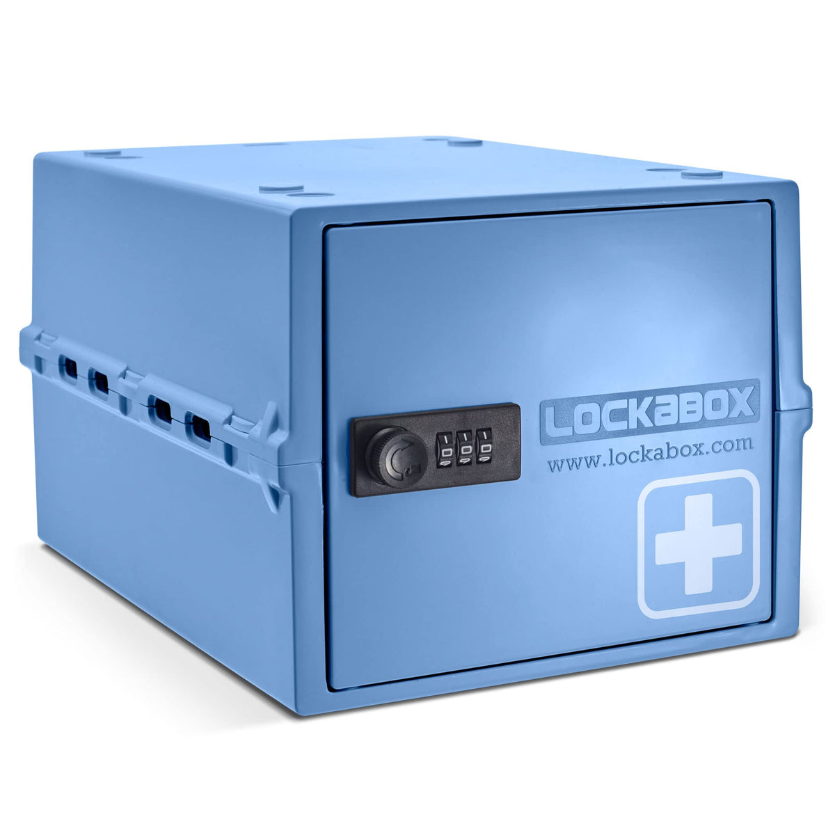 Lockabox One™ 10L Lockable Storage Box and Lock Box with Code (Crystal)