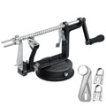 Apple Peeler Corer, Long lasting Chrome Cast Magnesium Alloy Apple Peeler Slicer Corer with Stainless Steel Blades and Powerful Suction Base for Apples and Potato(Blue)