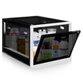 Medicine Lock Box for Safe Medication, Premium Material Lockable Storage Box Locking Organizer Bin with Combination Code for Fridge Food/Snacks/Phone/Tablet Jail/Home/Office Storage Lockers