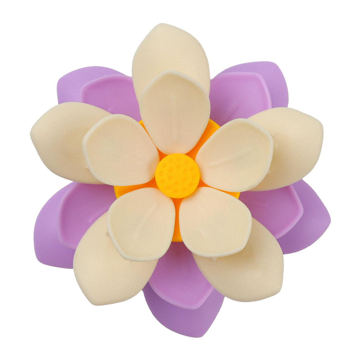 Flower Chip Clips Magnetic (Lotus Design), 10-Piece Cute Magnetic Chip for Fridge – Airtight Food Sealing, Multi-Use (Hair Clip/Decor), Fridge Magnet Clips for Snacks/Bread (Pink)