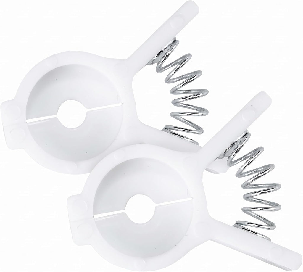 Chef Craft Select Plastic Bread and Bagel Clip, 6 Piece Set, White