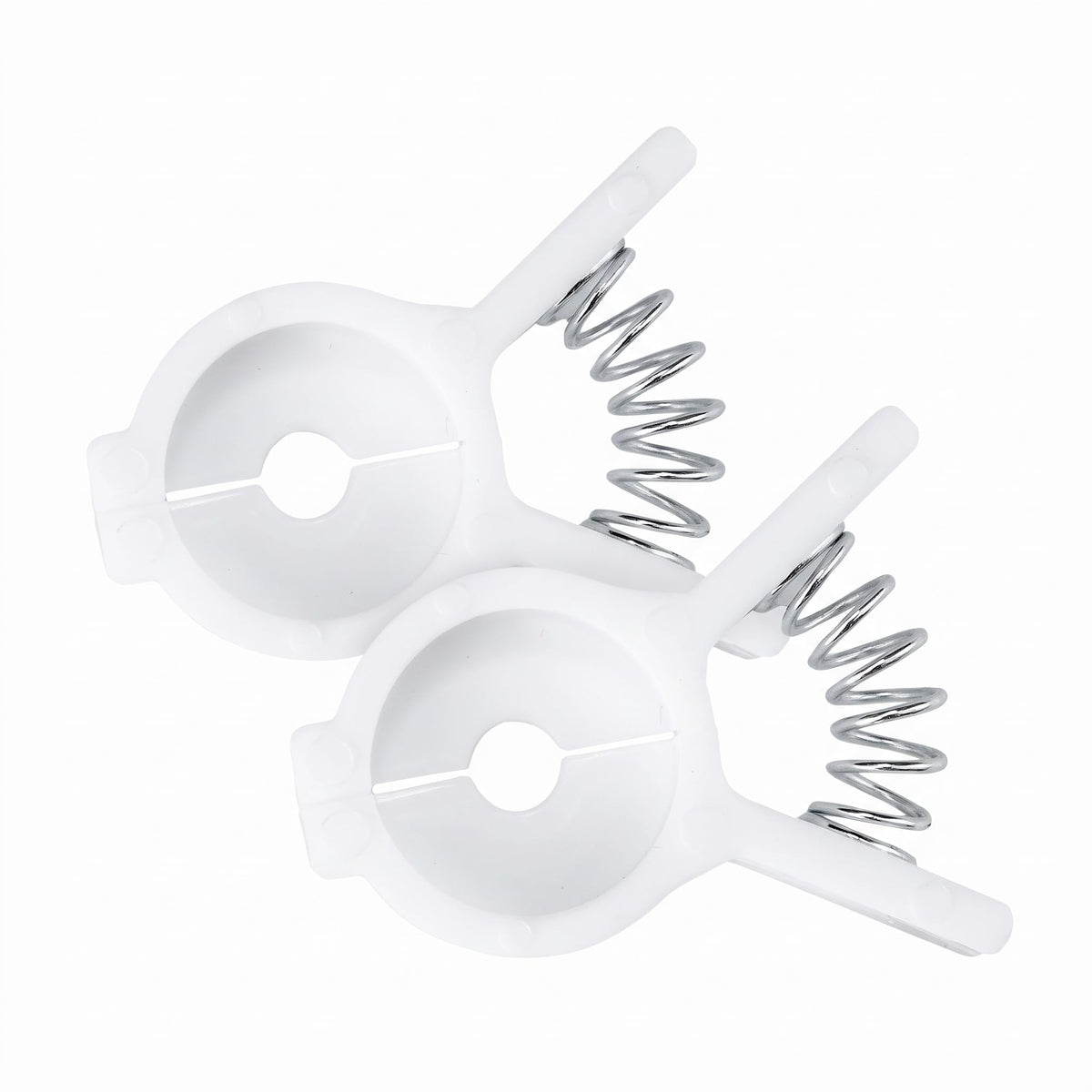 Chef Craft Select Plastic Bread and Bagel Clip, 6 Piece Set, White