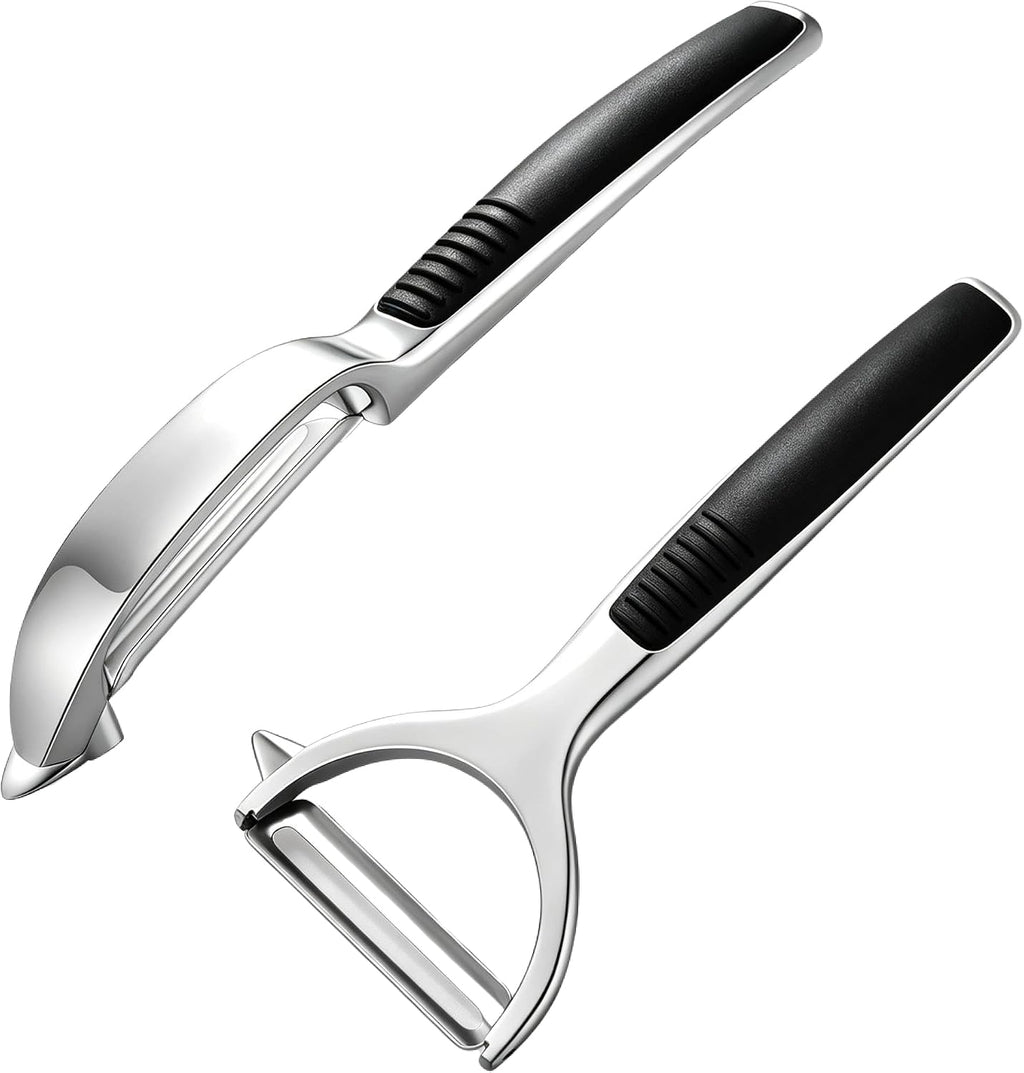 Set of 2 Vegetable Peeler For Kitchen,Y and I Shaped Peelers For Potatoes