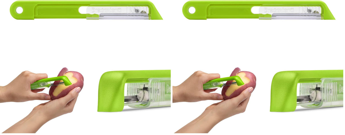 Dreamfarm Sharple Self-Sharpening Vegetable Peeler - Kermit Green