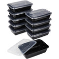 GoodCook Meal Prep Containers, Single Compartment 10-Pack