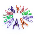 Chip Clips, 10 Pack Colorful Metal Chip Bag Clips with Rubber Caps PVC-Coated Strong Spring Steel Clip for Food Package, Chips Bag, Snack, Clothes pins, Paper, 5 Random Colors 2.2 Inch