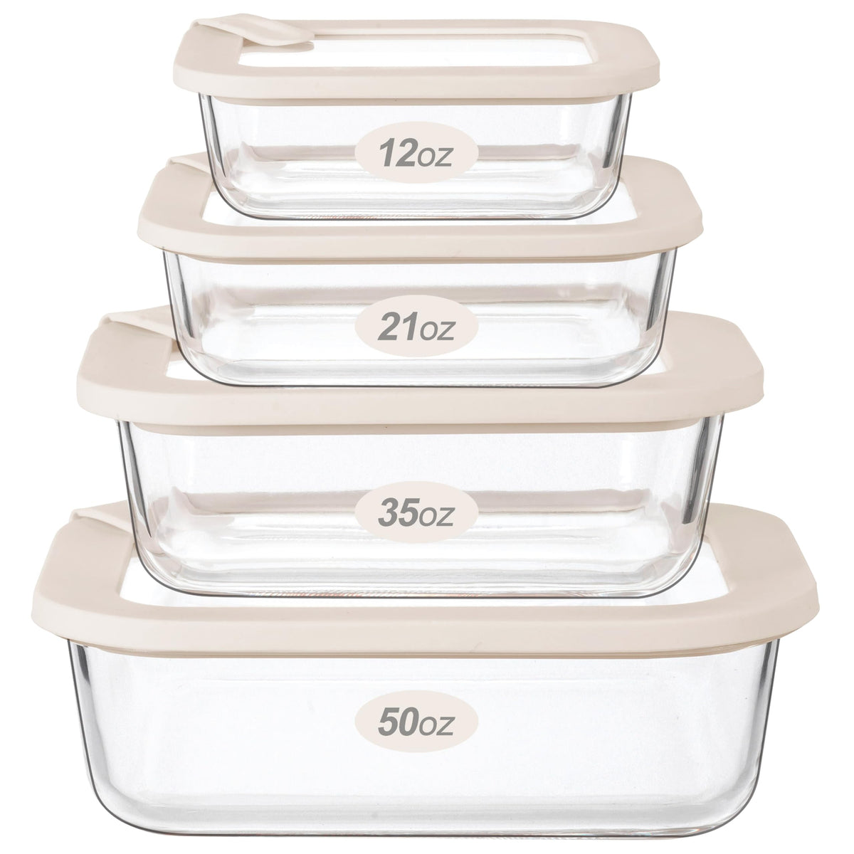 Urban Green Glass Food Storage Containers with Glass Lids, Microwave Safe Food Container Set, Aitight Meal Prep Container Set, BPA Free, 2 extra Colanders, LeakProof, 2 Pack of 60oz