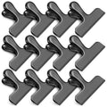 12 Pack Chip Clips, Stainless Steel Chip Bag Clips & Food Clip, Heavy Duty Bag Clip for Food Storage, Perfect for Kitchen Office Usage (Gold)