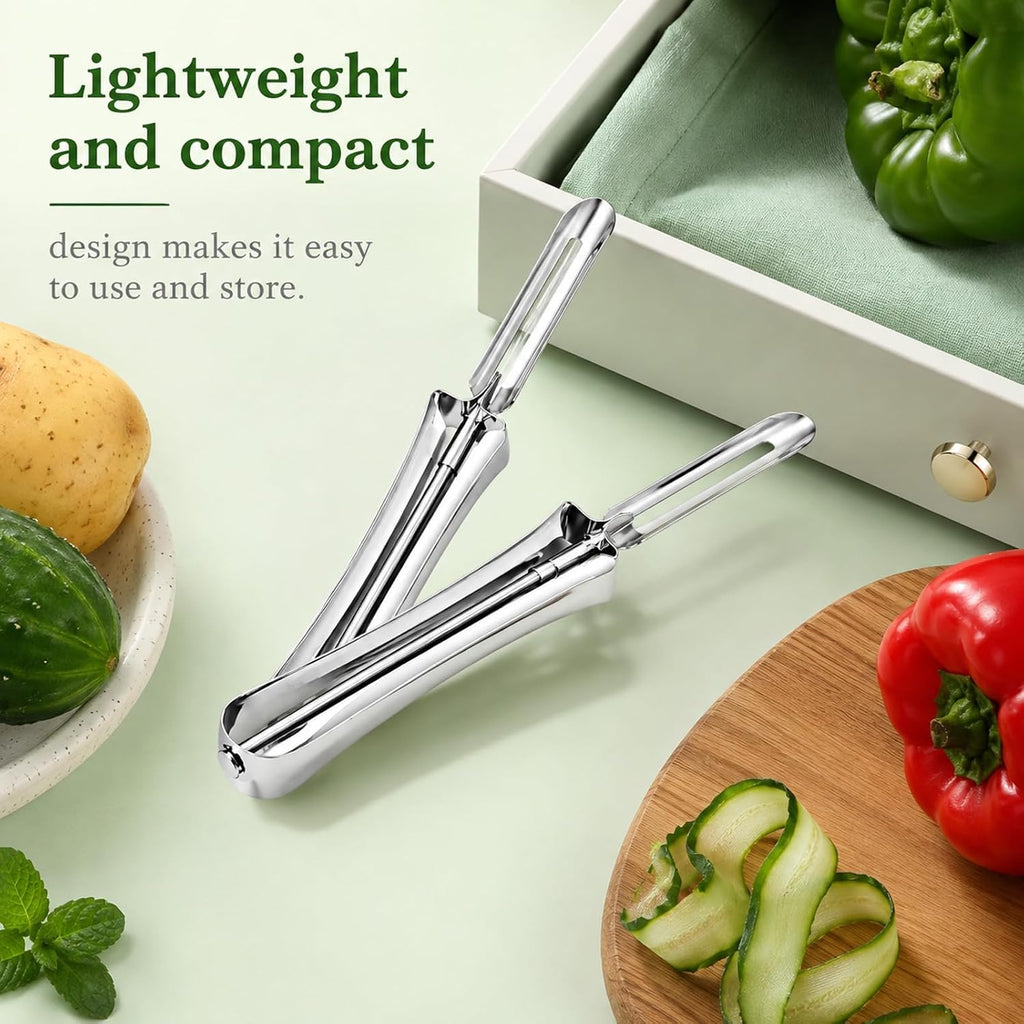 ElevateTech 2PCS Stainless Steel Peeler Vegetable Peelers for Kitchen