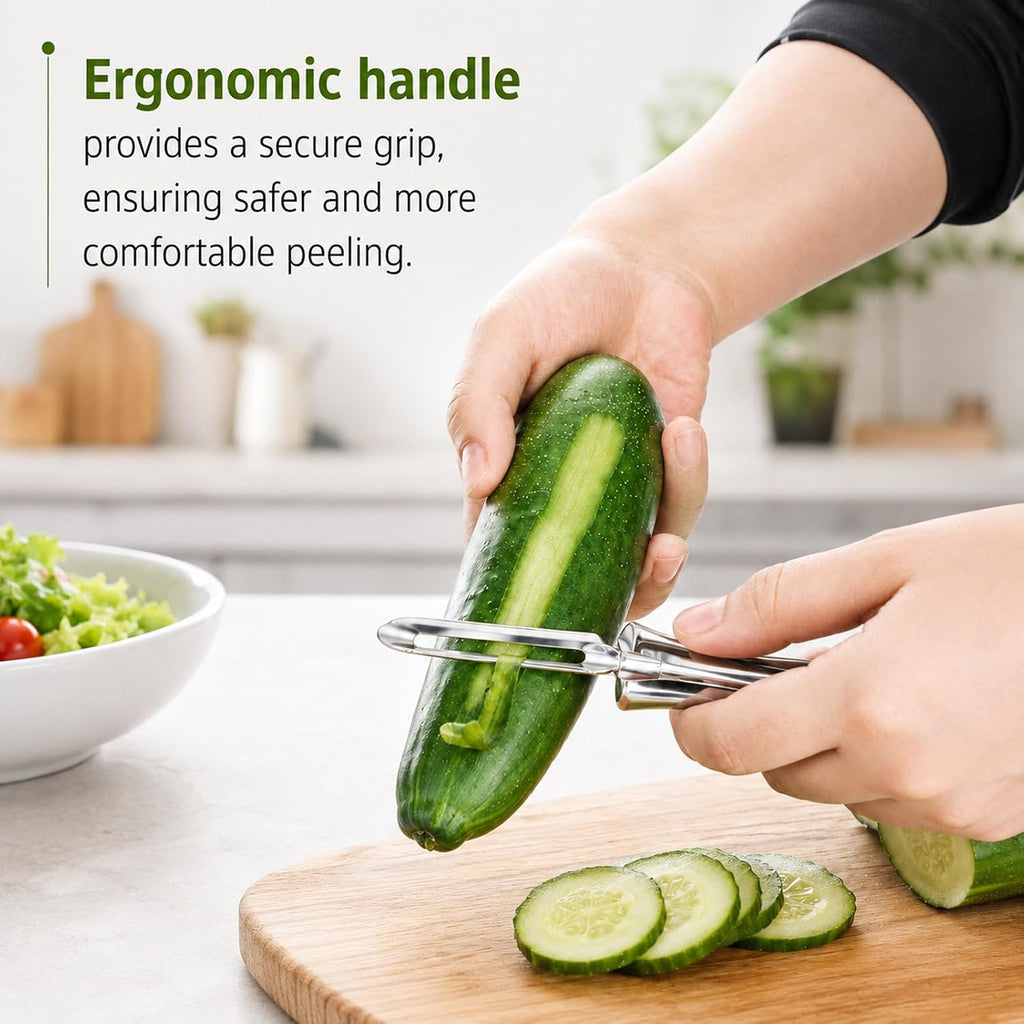 ElevateTech 2PCS Stainless Steel Peeler Vegetable Peelers for Kitchen