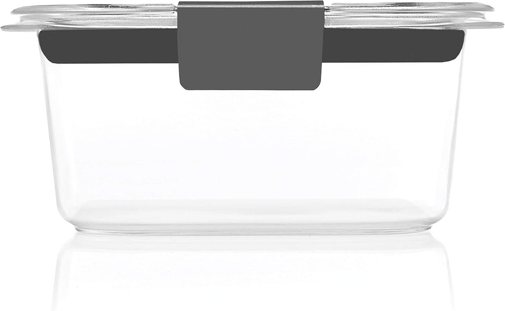 Rubbermaid Brilliance Food Storage Containers, Set of 5 (10 Pieces), BPA-Free, Leak-Proof, Clear