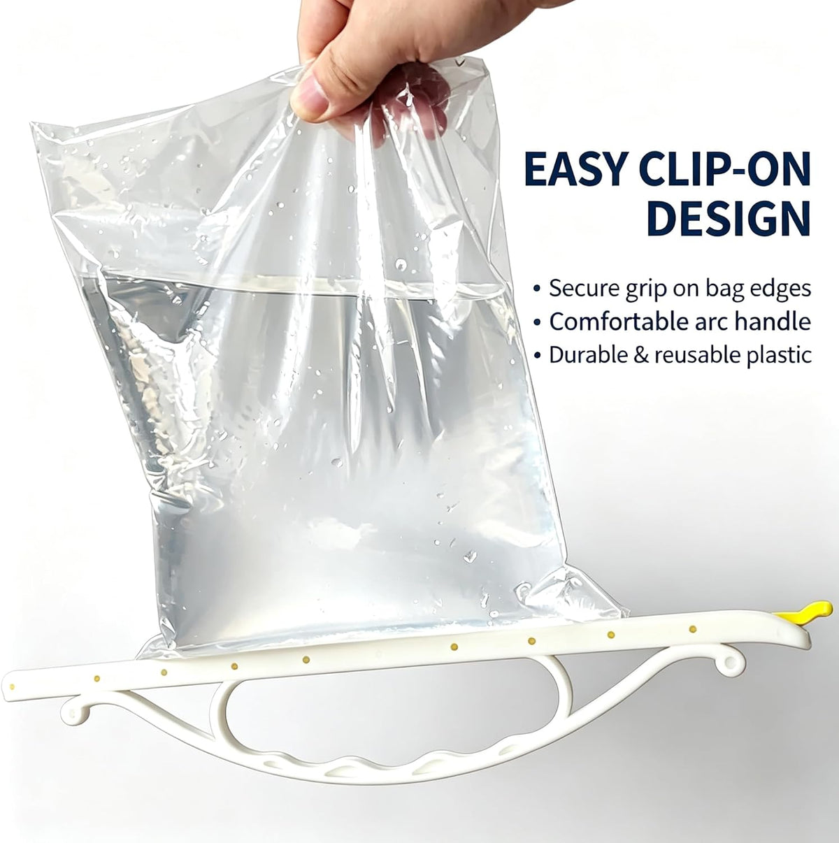Bag Sealing Clips 9 Pack, Multi-Size Sealing Sticks with Carry Handle for Bread Bags, Chip Bags, Coffee & Pet Food – Wall-Mountable, Airtight Moisture Proof Reusable Kitchen Clips (9pcs)