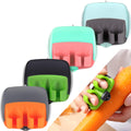 Mudder 4 Pack Finger Peeler Vegetable Fruit Potato Kitchen,Assorted Colors