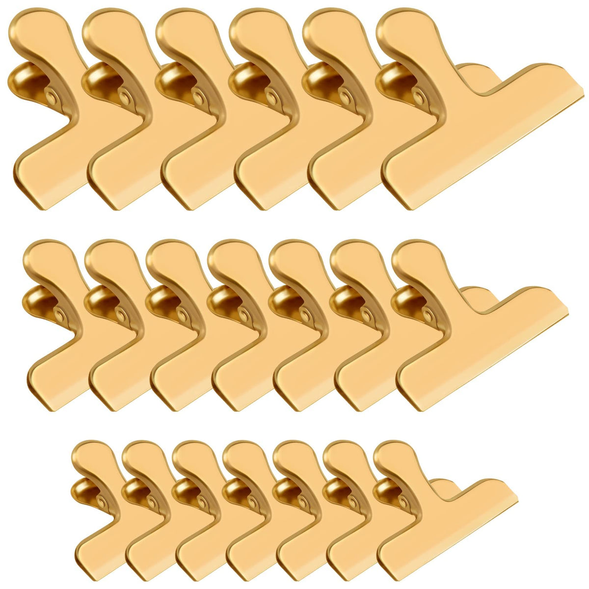 FINDMAG 8 Pack Chip Clips, Black Bag Clips for Home Pantry Use