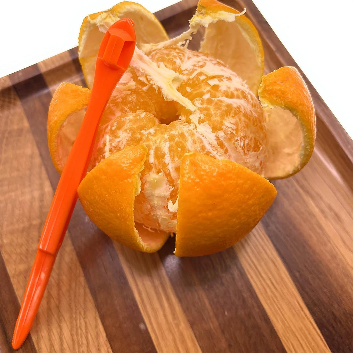 7 Orange Peeler Tools Plastic Citrus Fruit Peel Remover lemon Opener Cutter