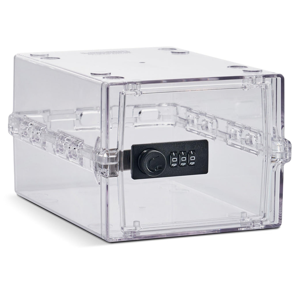 Lockabox Mini™ 3L Phone Lock Box and Fridge Lock Box with Code (Crystal)