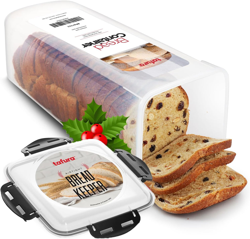 Tafura Bread Container, 5.8 L, Airtight BPA-Free Bread Storage Box