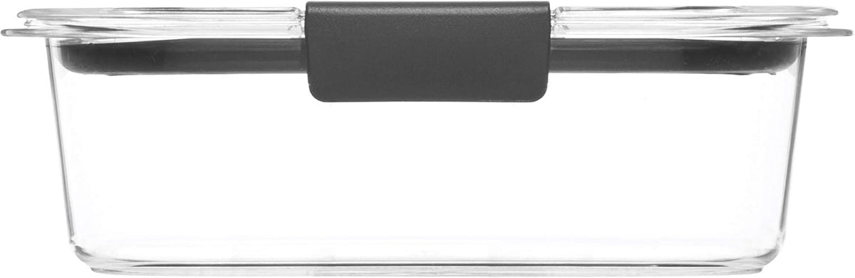 Rubbermaid Brilliance Food Storage Containers, Set of 5 (10 Pieces), BPA-Free, Leak-Proof, Clear