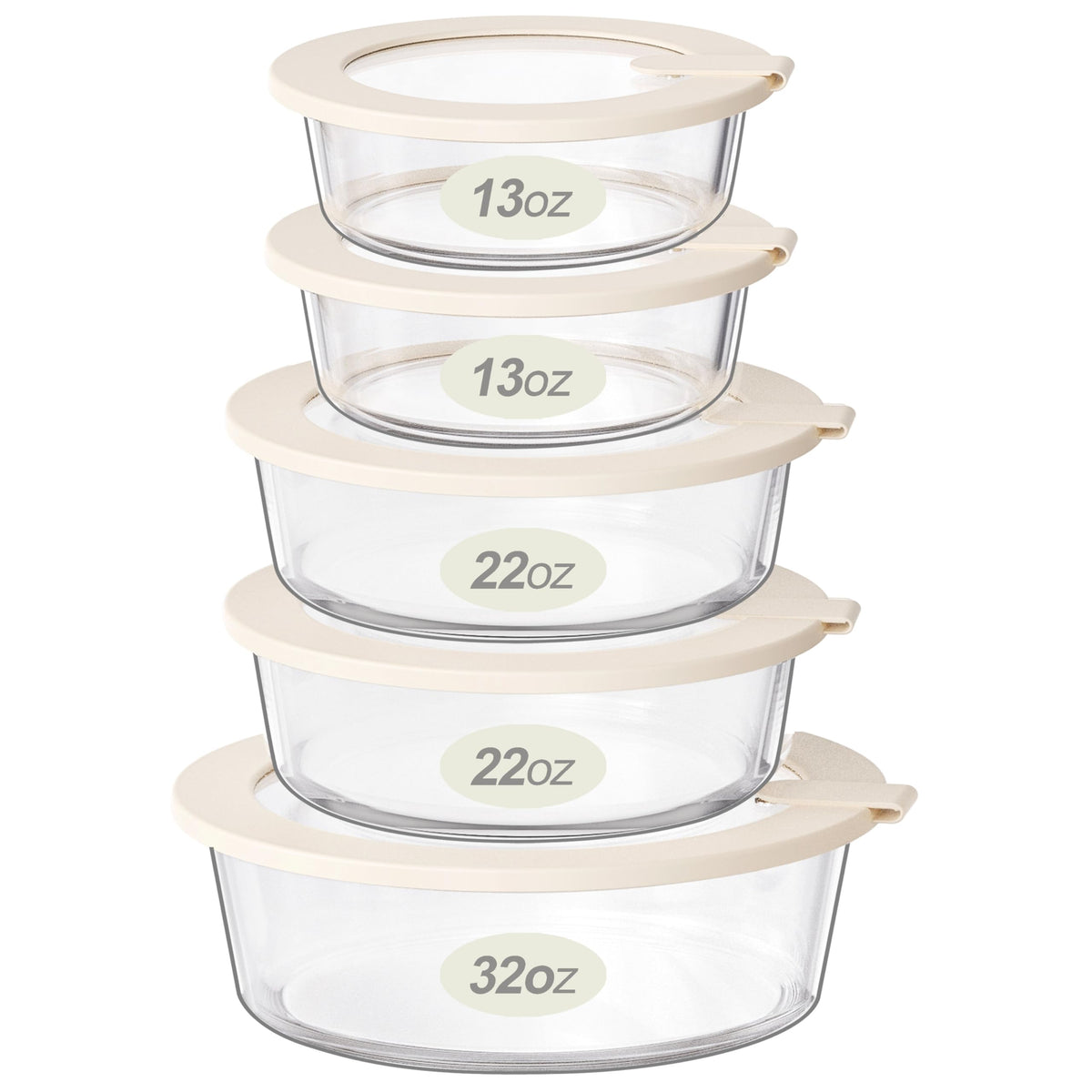 Urban Green Glass Food Storage Containers with Glass Lids, Microwave Safe Food Container Set, Aitight Meal Prep Container Set, BPA Free, 2 extra Colanders, LeakProof, 2 Pack of 60oz