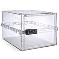 Lockabox One™ 10L Lockable Storage Box and Lock Box with Code (Crystal)