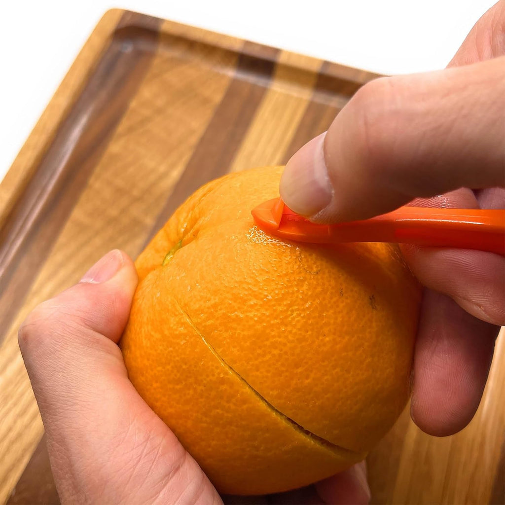 7 Orange Peeler Tools Plastic Citrus Fruit Peel Remover lemon Opener Cutter