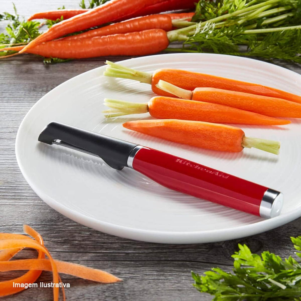KitchenAid Gourmet Euro Peeler, 8.7-Inch, Red