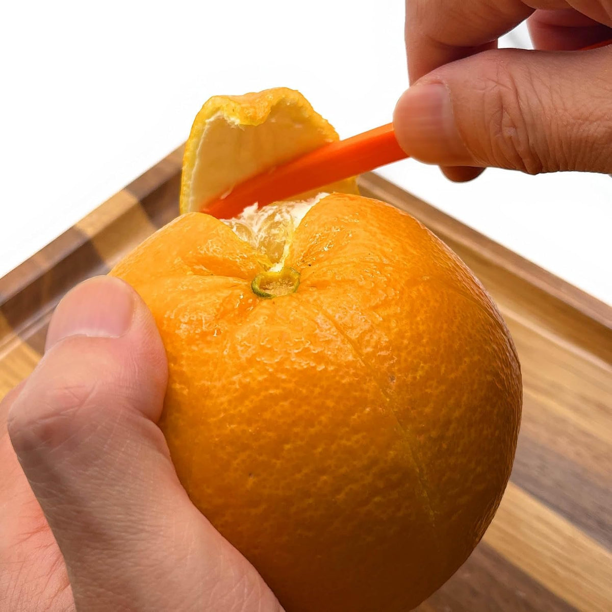 7 Orange Peeler Tools Plastic Citrus Fruit Peel Remover lemon Opener Cutter