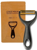 A Bar Above Citrus Peeler, Stainless Steel Fruit Peeler, Silver Finish
