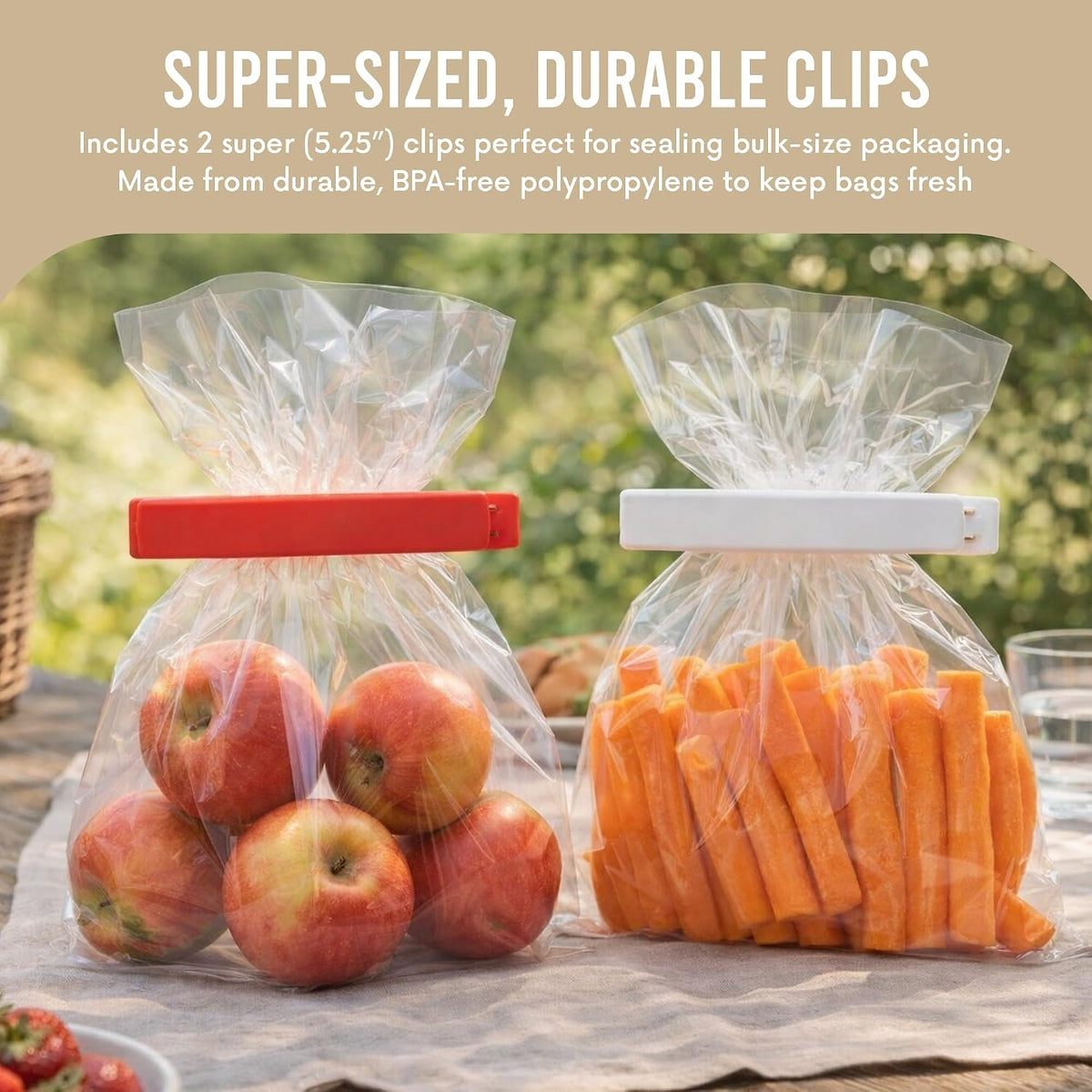 Linden Sweden Twixit Bag Clips - Keep Food Fresh, Stop Spillage - Set of 2