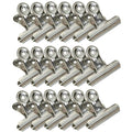 18 Pack Stainless Steel Chip Bag Clips Heavy Duty Food Bags Clamp Clips for Kitchen Office School, 3 Sizes(3In, 2.5In, 2In)